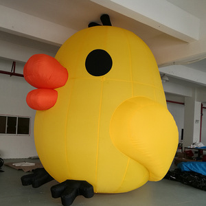 Cartoon Inflatable Chick Model 8-10 Ft Yellow For New Year'S <b>Decoration</b> Advertising Display - Product Image 1