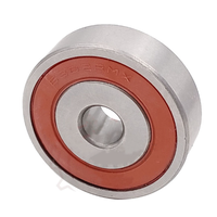 Roulement à billes à gorge profonde 6302 RMX 2RS 15x42x13mm avec joint rouge pour poulie tendeur de voiture