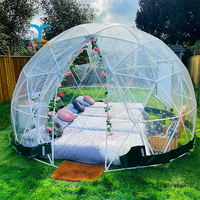 Tente dôme d'hôtel transparente de luxe de 12 pieds en plastique Igloo de jardin pour le camping
