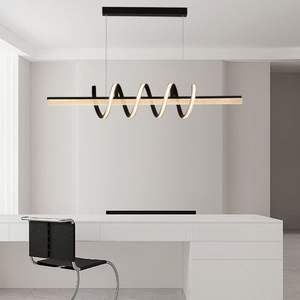 Original Design Moderne Lineare Hängelampe Ideal für Moderne Küchen Wohnzimmer Büro Pendelleuchte - Product Image 6
