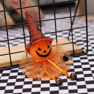 Fournitures de décoration d'Halloween : Pendentif de poupée fantôme, citrouille, sorcière pour la fête des Morts - Product Image 5