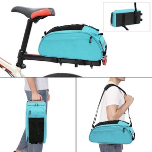 Free sample <b>Bicycle</b> Rack Bag <b>Bicycle</b> Carrier Bag Bike Dual Pannier Outdoors Bike Transport Bag for Car Train Air Travel - Product Image 3