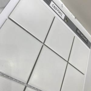 Carreaux de mosaïque en céramique brillante 10x10, 300x300, décoration murale, <span class=keywords><strong>carrelage</strong></span> artisanal en mosaïque - Product Image 5