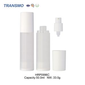 Flacon pompe sans air personnalisé 50 ml en plastique blanc pour sérum cosmétique, lotion pour soins de la peau, fabricant de flacons en plastique - Product Image 5