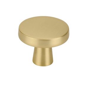 CNC механическая обработка латунная нержавеющая сталь круглая ручка шкафа Ручка C36000 304 Материал полированная отделка комплектующие для мебели - Product Image 4