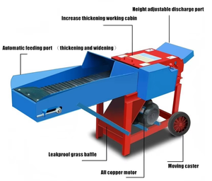 Cortadora Eléctrica de Forraje para Pasto Napier, Alfalfa, Tallo de Maíz, Paja de Arroz, Ensilaje, Alimento para Animales - Product Image 2