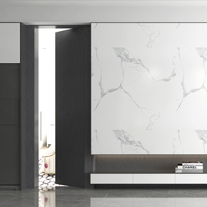 Tuôn ra ẩn vô hình hệ thống cửa với giấu bản lề gỗ rắn không thấm nước cho nội thất phòng khách hiện đại tường - Product Image 4