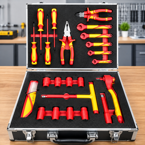 High Precision 24-Piece VDE Certified OEM Hand Operated Chrome Vanadium Steel Wrench Hard Case Repair Tool Kit