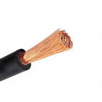 Cable de Soldadura Industrial Flexible de Bajo Voltaje al por Mayor, VDE CE Clase 6, Conductor de Cobre 1/0 2/0 4/0 AWG, Revestimiento de PVC y Goma
