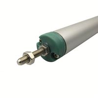 Capteur potentiométrique KPM de 150 mm fabriqué en usine avec 2 articulations à billes aux deux extrémités pour la mesure de position linéaire et angulaire pour pont