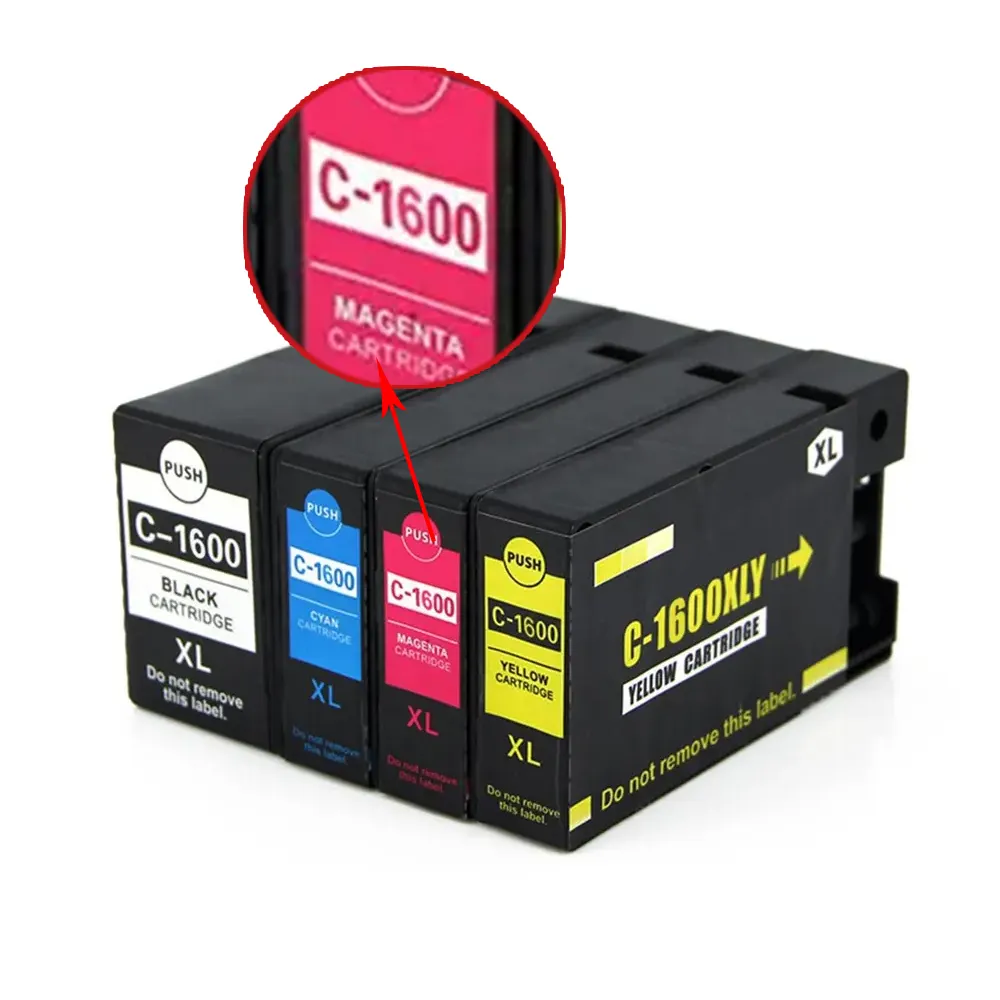 Oem Maatwerk Inktcartridge Compatibel Voor Canon Met Arc Chip CP-1600XL M