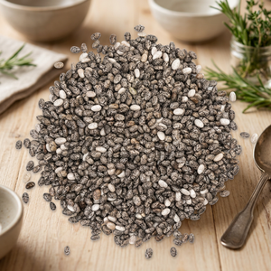 Semillas de Chía Naturales de Grado Alimenticio, Superalimento Rico en Fibra, Ácidos Grasos Omega-3, Proteínas y Antioxidantes, Vida Útil de 18-24 Meses, Kerala - Product Image 1