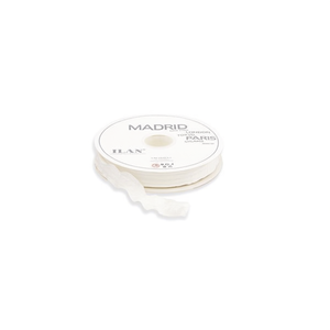 ริบบิ้นสีขาว Madrid ขนาด 2.5 ซม. ยาว 91 ม. - Product Image 1