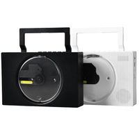 Lecteur CD portable pour usage domestique, pour musique USB, lecteur CD multifonctionnel pour l'apprentissage et l'écoute, lecteur CD avec écran LED, batterie intégrée