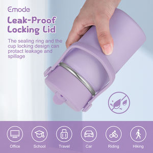 12盎司不锈钢儿童水瓶带吸管儿童儿童双酚a免费儿童饮料学校儿童可爱水瓶 - Product Image 5