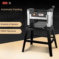 Raboteuse-Dégauchisseuse Automatique FS-Y125 2000W 220V pour le Bois, Facile à Utiliser