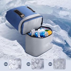 Sac isotherme étanche avec <span class=keywords><strong>cordon</strong></span> élastique rouge, sac sec isolé pour le stockage du lait maternel avec isolation contre le froid - Product Image 2