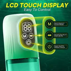 자동 흡입 남성용 진공 음경 펌프 확대기 발기 훈련 전기 확대 장치 남성용 펌프 자위기구 - Product Image 3