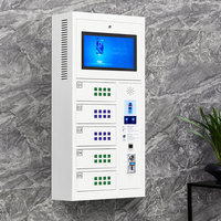 Oferta Especial: Casillero Público de Carga para Teléfonos Móviles con Cerradura Electrónica, Ensamblado en Acero Laminado en Frío, Duradero, 5 Compartimentos, Multi-Pago