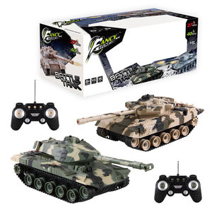 1/32 RC Battle Tank Ensemble <span class=keywords><strong>De</strong></span> 2 Télécommande Battling Game Tank <span class=keywords><strong>Combat</strong></span> <span class=keywords><strong>Combat</strong></span> Militaire RC Tanks Voiture <span class=keywords><strong>Jouet</strong></span> Pour Enfants - Product Image 1