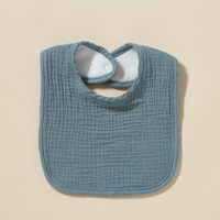 Bavoirs bandana épais en coton mousseline bio pour bébé, vente en gros