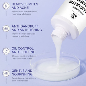 <span class=keywords><strong>Shampooing</strong></span> apaisant personnalisé au logo, anti-pelliculaire, traitement à l'acide salicylique pour la folliculite, le meilleur soin capillaire - Product Image 2