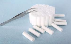 Forniture di fabbrica 12x38mm 100% puro cotone medicali monouso assorbenti rotoli di cotone dentale - Product Image 5