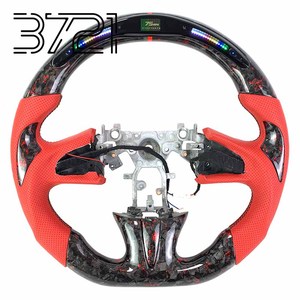 Volant sport en fibre de carbone avec LED pour Infiniti Q50 Q60 QX50 QX55 V37 CV37, intérieur sport, 2017-2025 - Product Image 1