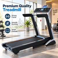Tapis roulant pliable K-FIT GS-151D-D avec cadre en acier, roues de transport à amortissement pneumatique pour la marche et la course en intérieur