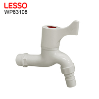 Robinet de cuisine en plastique PVC LESSO W83106, durable et très demandé, pour lavabo et machine à laver