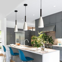 Suspension luminaire en fer forgé à 3 têtes, style nordique, réglable, avec douille E27, pour salle à manger, bar, café, usage intérieur