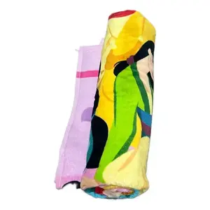 Toalla Princesa 100% Algodón, Toalla de Baño con Estampado de Dibujos Animados para Uso Doméstico en Adultos - Product Image 1