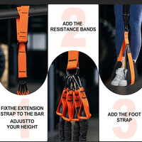 Bandas de Resistencia de Alta Calidad, Juego de Bandas Elásticas Personalizadas para Ejercicio, Bandas de Resistencia Largas para Entrenamiento de Fuerza en el Gimnasio
