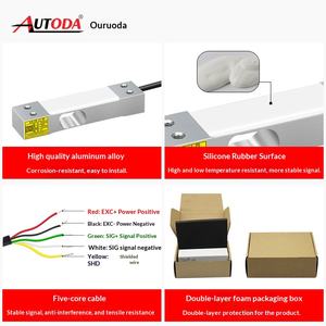 Ouluda AT8526 Dynamischer Hochpräzisions-Einzelpunkt-Tischwaagensensor Hochgeschwindigkeits-Kontrollwaage 0,03% Genauigkeit <span class=keywords><strong>5kg</strong></span>/30kg - Product Image 6