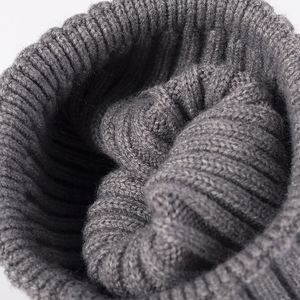 Gorros de Invierno con Logotipo Bordado Personalizado, Gorro de Punto Acrílico y Cachemira para Hombre y Mujer - Product Image 3