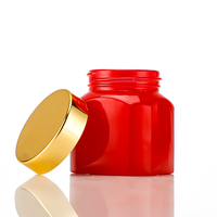 Pot en verre de luxe de 70 ml avec couvercle à vis en aluminium couleur ambre pour crème hydratante visage, traitement des yeux et cosmétiques de boutique