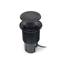 Prise de courant de bureau universelle étanche IP53, motorisée et escamotable, avec chargeur sans fil 18W, pour bureau