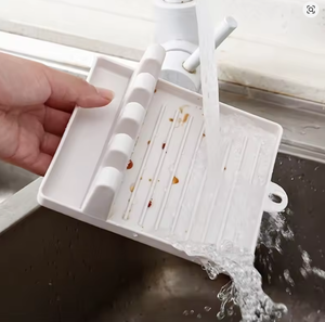 Estante de Cocina Multifuncional de Plástico con Espátula, Cuchara y Tapa, con Tapete Antideslizante, Gancho <span class=keywords><strong>para</strong></span> Ollas y Soporte de Pared - Product Image 5