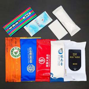 Toallitas Húmedas de Limpieza Personalizadas, Empaquetadas Individualmente, Desechables, de Tela No Tejida, con Agua, con Logotipo - Product Image 6