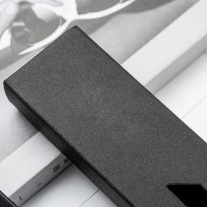 Customizable Black Drawer Pen <b>Box</b> - Perfect Corporate <b>Gift</b> with Logo Printing - Stylish Stationery Case for Professionals - Product Image 3