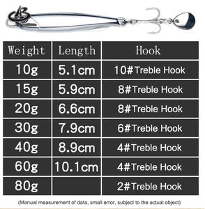 Alliage de zinc gabarits en métal lent appâts durs <span class=keywords><strong>Duo</strong></span> leurre de pêche rap jigging avec paillettes hameçons de pêche - Product Image 4