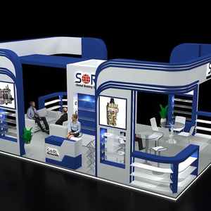 Stand Espositivo Personalizzato in Legno Riciclato, Stand Personalizzato per Cucina e Bagno - Product Image 1