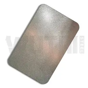 201 304 316 Sanding stainless steel plate Double-sided UV resistance PVD Coating Decorative Stainless Steel Plates