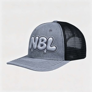 หมวกแก๊ปแบบ Trucker คุณภาพสูงสั่งทำขายส่ง ปักลาย 3 มิติ สีพื้น ระบายอากาศได้ดี เหมาะสำหรับกีฬา ปั่นจักรยาน กิจกรรมกลางแจ้ง - Product Image 3
