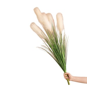 Artificial Reed Foxtail Grass Bunch 30cm-100cm Silk Flower High Simulation Indoor Decoration Nordic Style Prop - Product Image 5