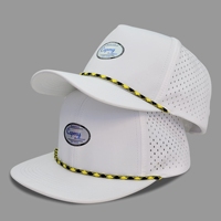 Coupe trou perforé pour hommes chapeau pêche en plein air étanche avec Logo personnalisé chapeau de camionneur casquette de Baseball personnalisée étanche chapeaux de Golf