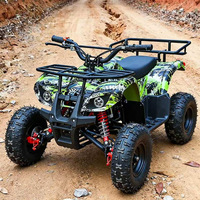 Kart tout-terrain pour enfants et adolescents, buggy tout-terrain, moteur à essence 2 temps 49cc, frein à disque hydraulique, kart d'extérieur tout-terrain