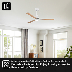 Ventilateur de plafond LED moderne et discret, 3 pales, 42 pouces, avec télécommande et variateur d'intensité lumineuse. - Product Image 5