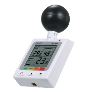 Medidor de Índice de Calor WBGT + HI 1 2 3, Medidor de Temperatura y Humedad del Aire, Pantalla LCD - Product Image 3
