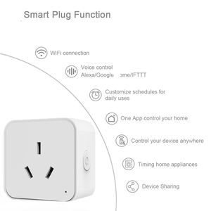 AU Tooya BSD62 Plug <span class=keywords><strong>VeSync</strong></span> WiFi malla sin Monitor de energía 16a tasmota esphome firmware enchufe inteligente personalizado - Product Image 3